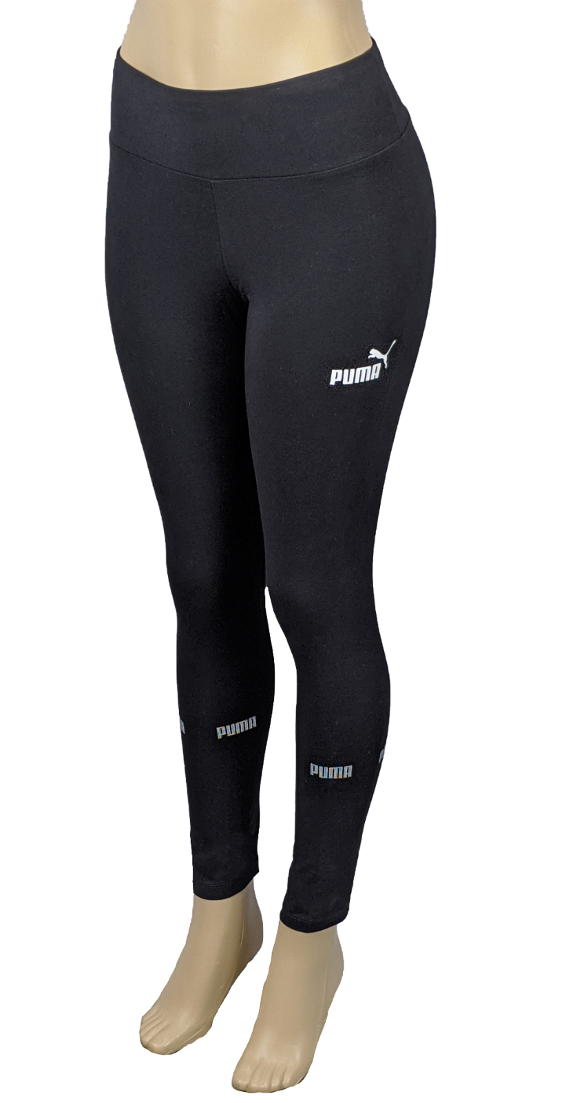 puma cheetah print side stripe t7 legging